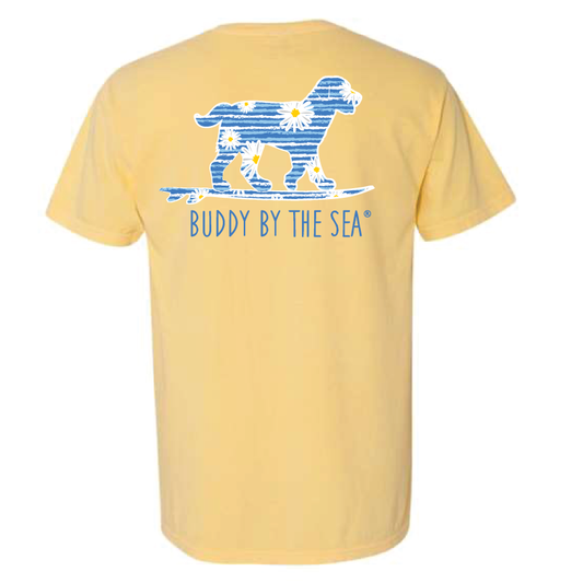 Buddy by the Sea Field of Daisies on Short Sleeve tee