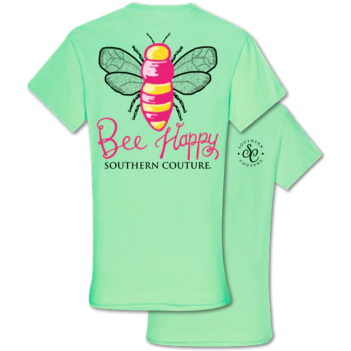 Sc Classic Bee Happy Mint Green Large