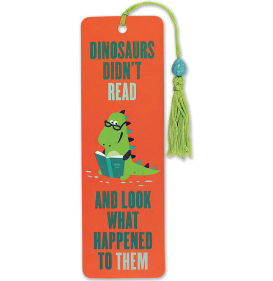 Dino Didnt Read Bookmark
