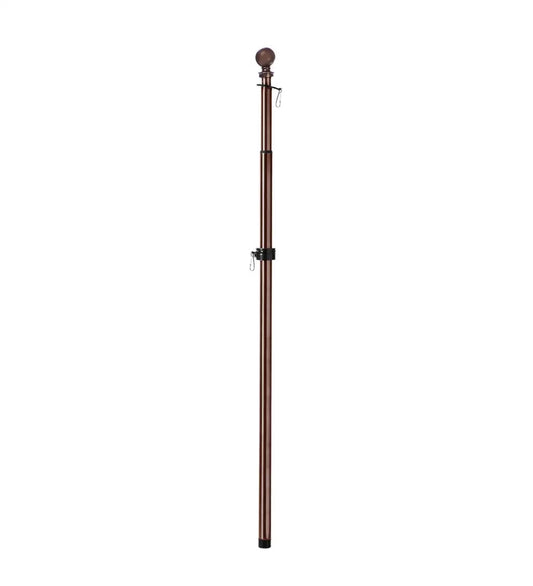 Bronze Extendable House Flag Pole by Evergreen